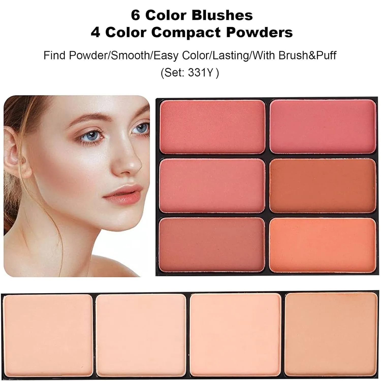 39 Shades Professional Makeup Palette - All-in-One Gift Set for Women: Eyeshadow, Blush, Lipstick