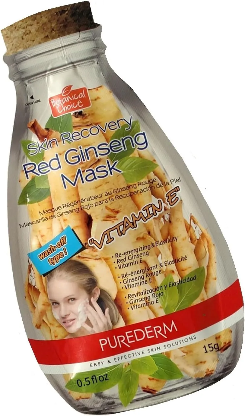 Amirose Purederm Skin Recovery Red Ginseng Mask