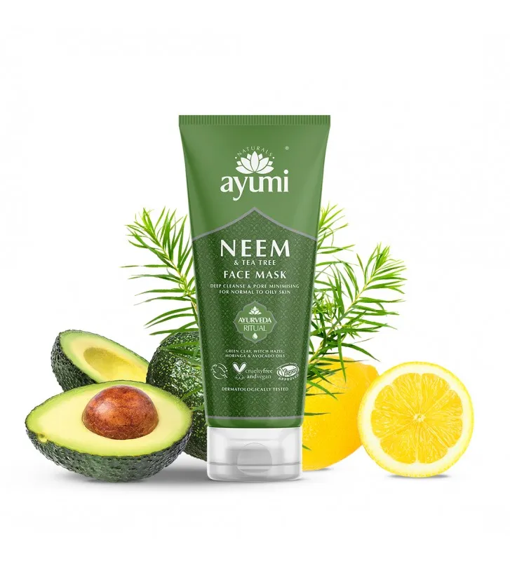 Ayumi Naturals Neem And Tea Tree Face Mask 100ml