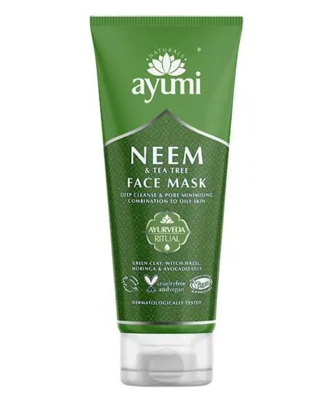 Ayumi Naturals Neem And Tea Tree Face Mask 100ml