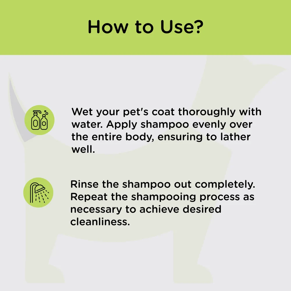 Beaphar Green Tea and Aloe Vera White Coat Shampoo for Dogs