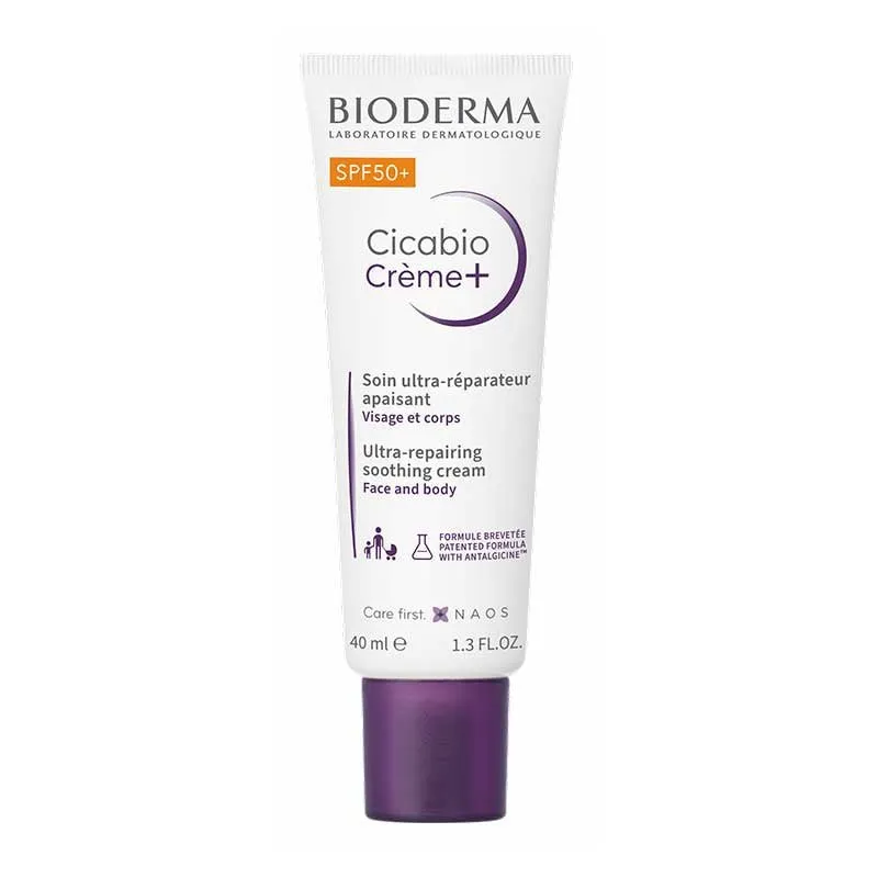 Bioderma Cicabio Crème  SPF 50  Ultra-Repairing Soothing Cream