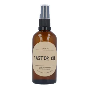 Biome Castor Oil Certified Organic in Glass Bottle 100ml