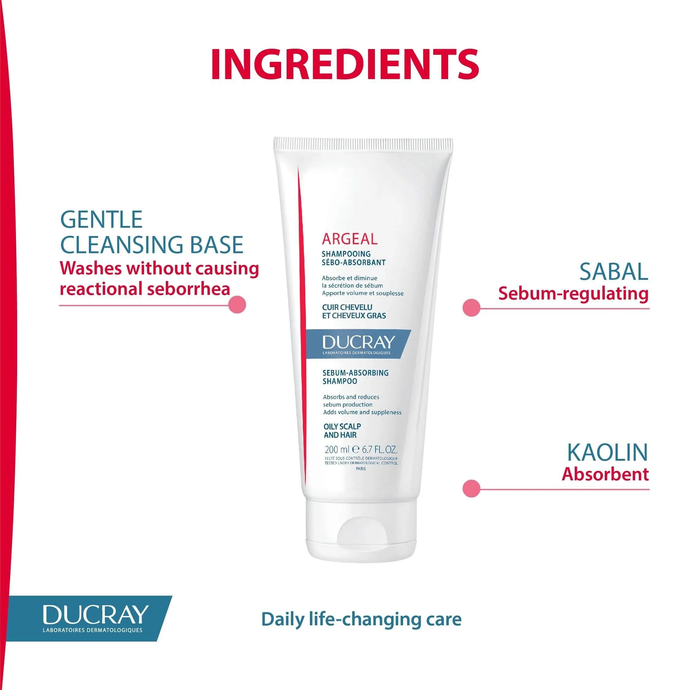 Ducray Argeal Sebum-Absorbing Shampoo