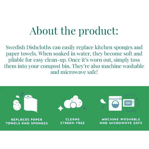 Ecologie Reusable Swedish Dish Cloths