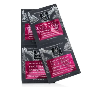 Express Beauty Face Mask With Pomegranate (radiance &amp; Revitalization) - 6x(2x8ml)