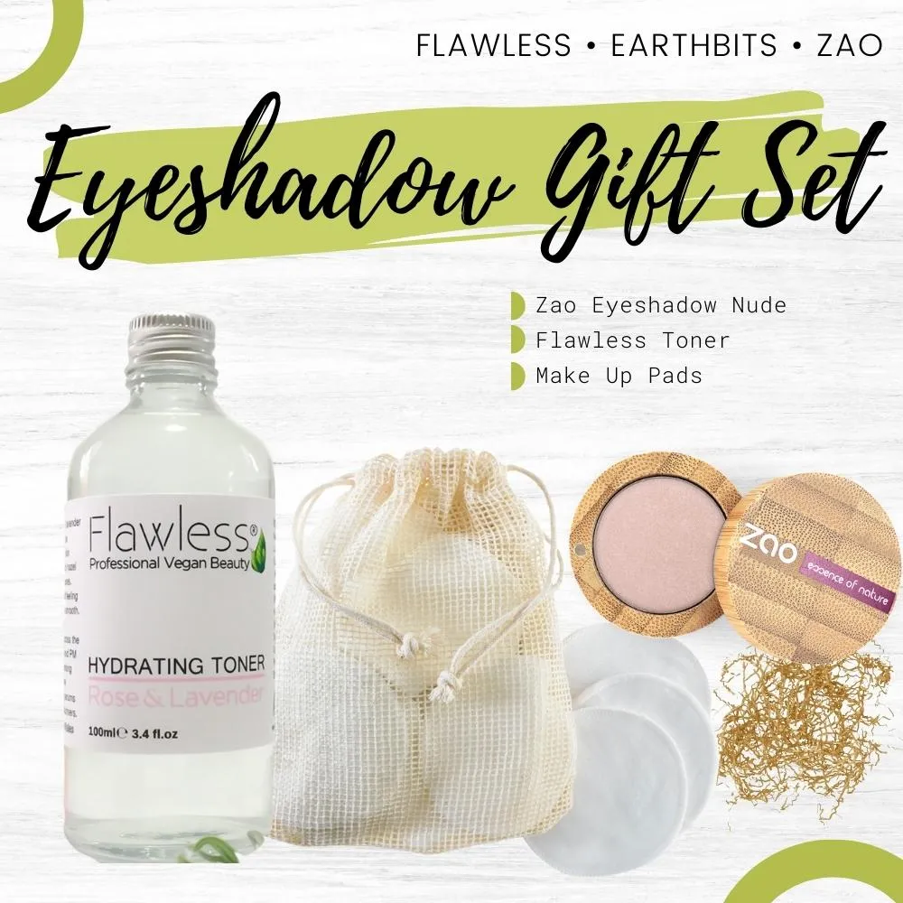 Eyeshadow, Hydrating Toner & Make Up Pads Bundle Gift Set