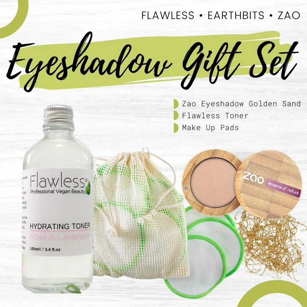 Eyeshadow, Hydrating Toner & Make Up Pads Bundle Gift Set