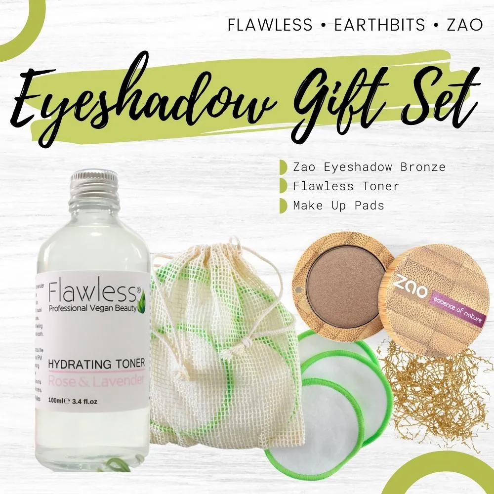 Eyeshadow, Hydrating Toner & Make Up Pads Bundle Gift Set