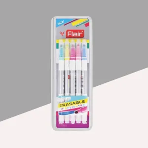 Flair Creative Erasable Highlighter - Multicolor ( Pack Of 5 )