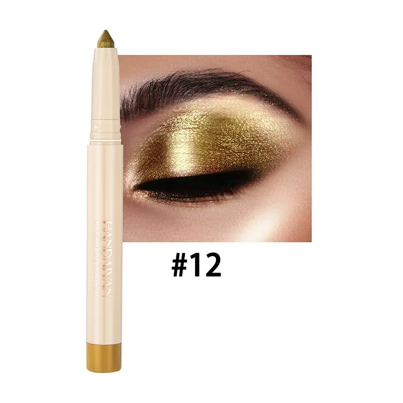 Flytonn Galaxy Glitter Eyeliners Lying Silkworm Pencil Long-Lasting Waterproof Shiny Eye Korean Eyeliner Women's Makeup Tools