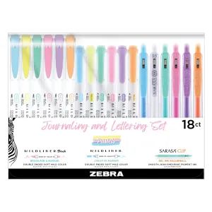 Journaling & Lettering Set - Pastel Assorted 18pk