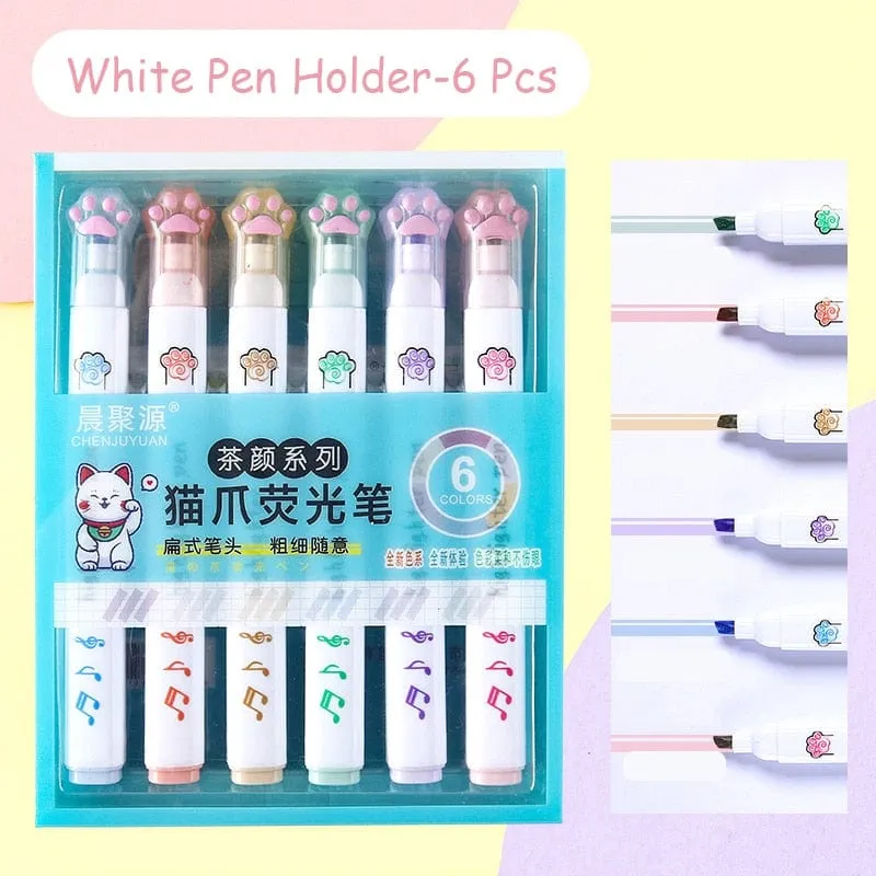 Kawaii Cats Claw Highlighter Set