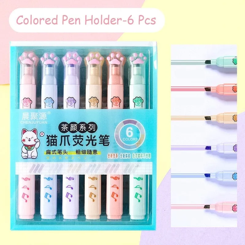 Kawaii Cats Claw Highlighter Set