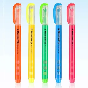 KOKUYO PM-L301-5S BeetleTip beetle highlighter 3 functions multi-angle 5 color set