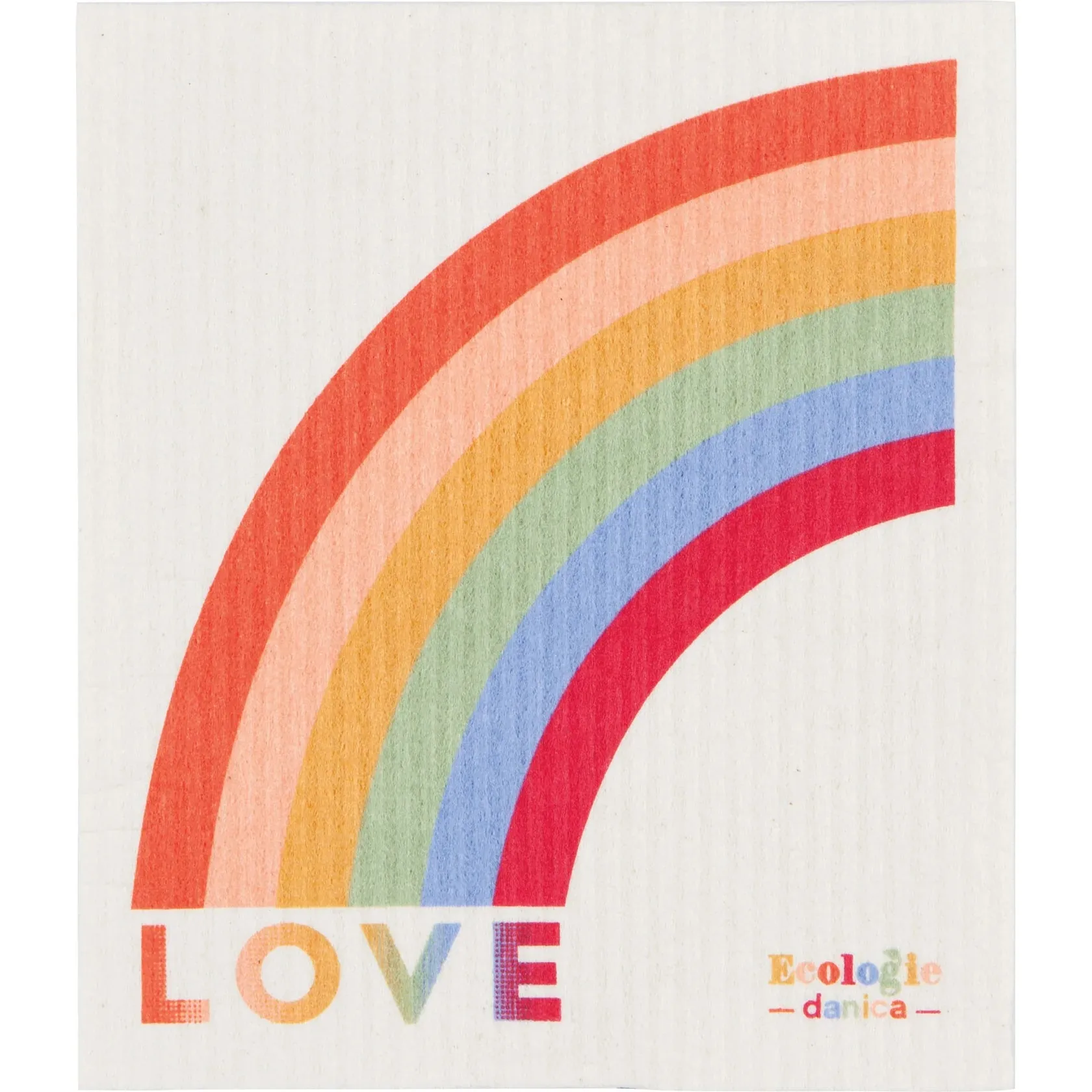 Love is Love Swedish Dishcloth