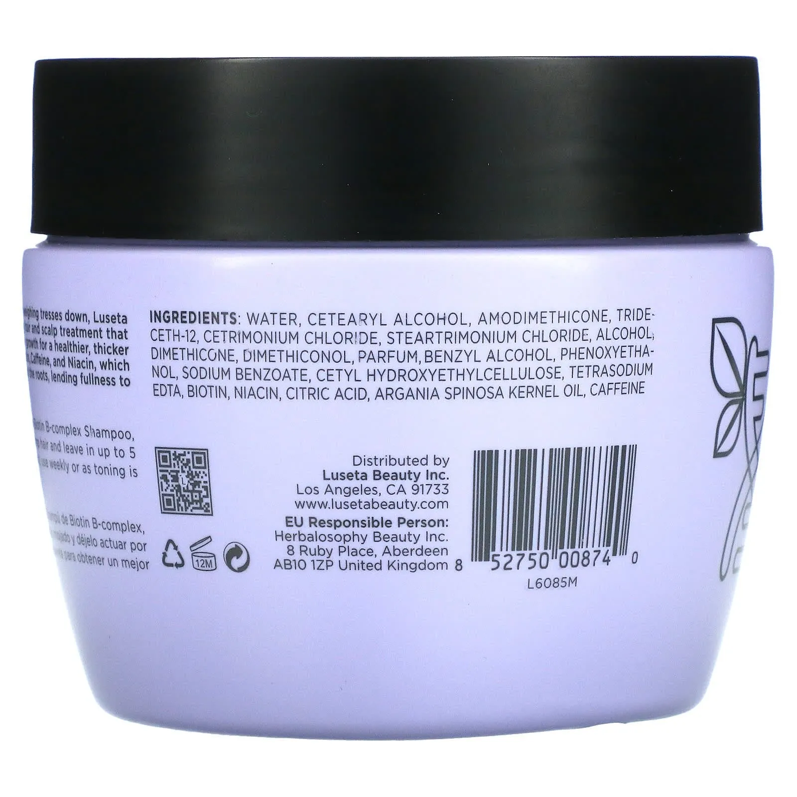 Luseta Beauty Revitalizing Mask for hair, 500 ml