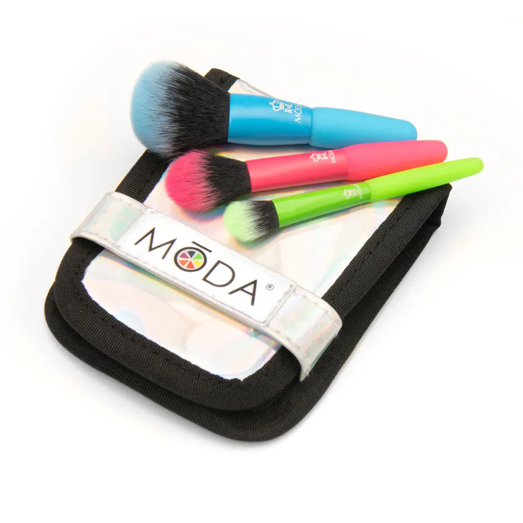 MŌDA® Minis Totally Electric 4pc Travel Face Kit