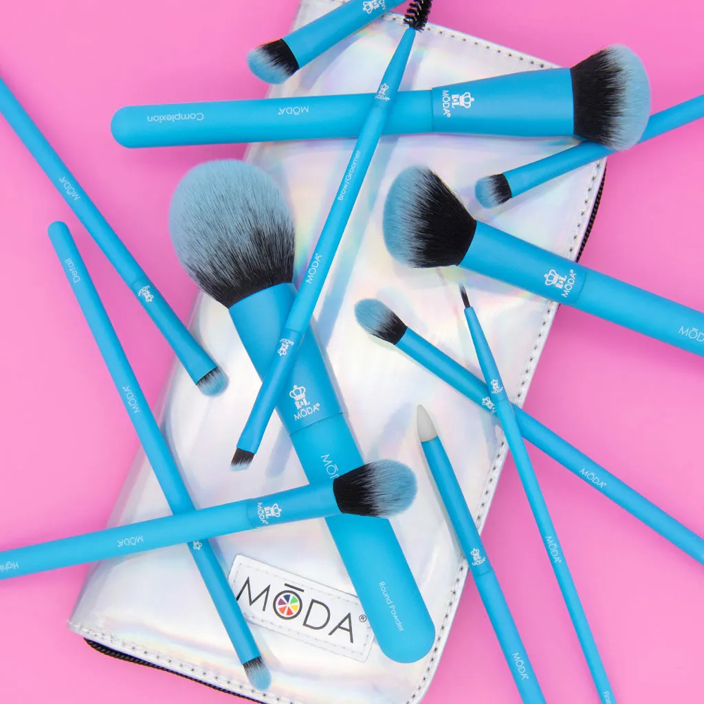 MŌDA® Totally Electric Neon Blue Full Face Kit