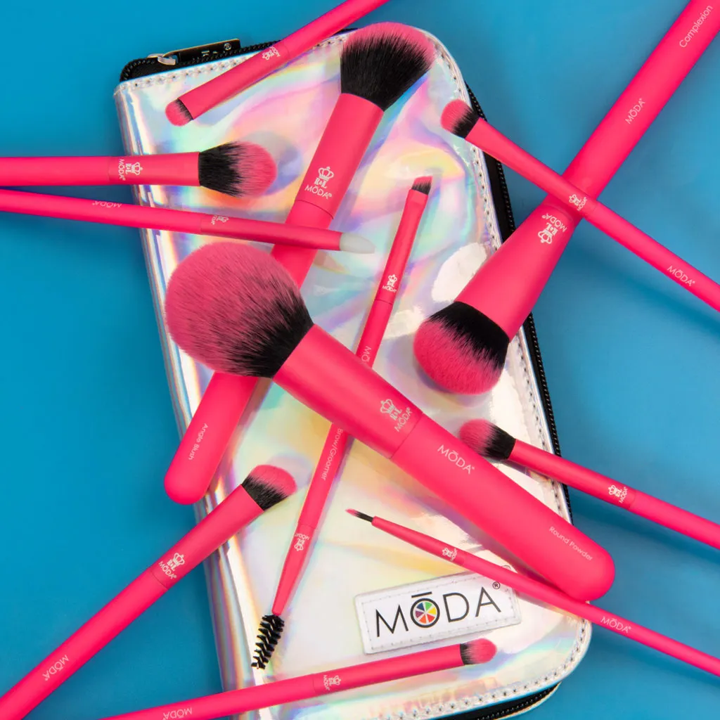 MŌDA® Totally Electric Neon Pink Full Face Kit