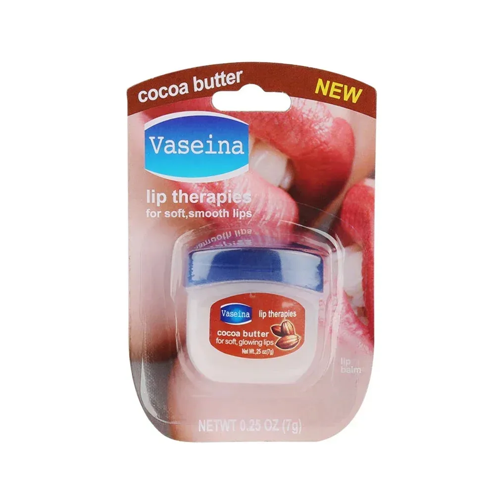 Natural Long-lasting Vaseline Lip Balm for Nourished, Cracked Lips - 7g