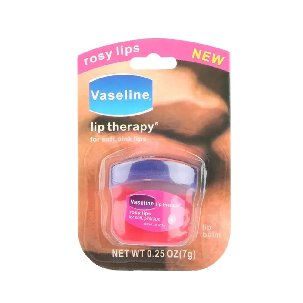 Natural Long-lasting Vaseline Lip Balm for Nourished, Cracked Lips - 7g