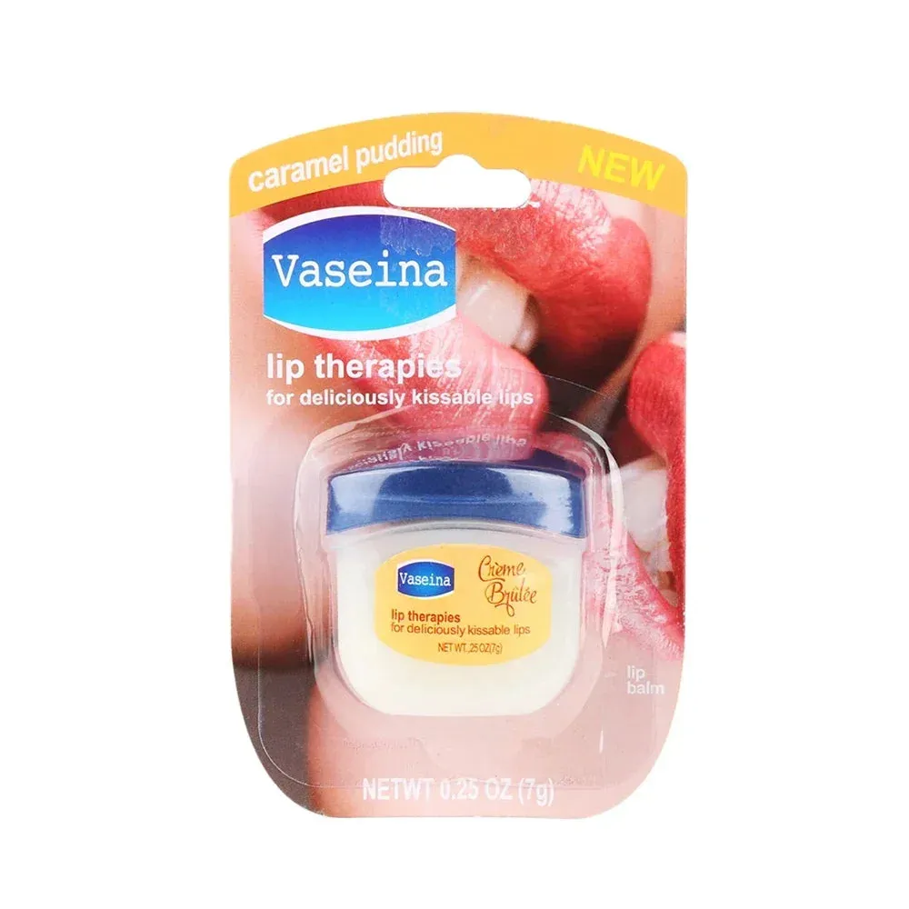 Natural Long-lasting Vaseline Lip Balm for Nourished, Cracked Lips - 7g