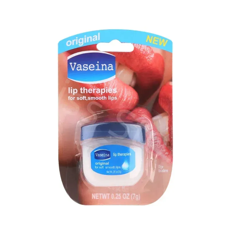 Natural Long-lasting Vaseline Lip Balm for Nourished, Cracked Lips - 7g