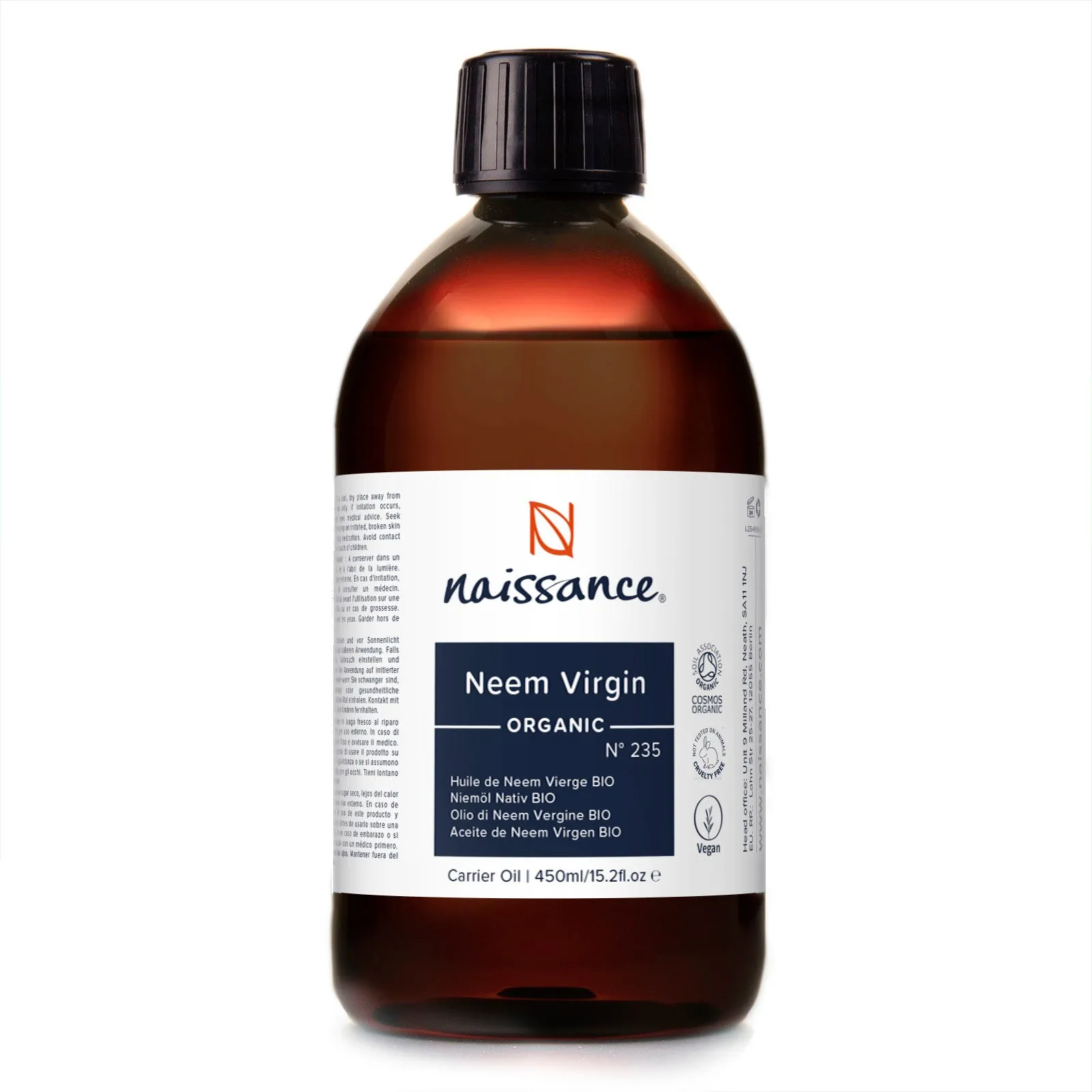 Neem Virgin Organic Oil (N° 235) Professional