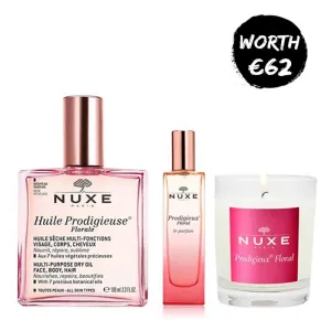 NUXE Huile Prodigieuse Florale   FREE Floral Perfume 15ml   Floral Candle