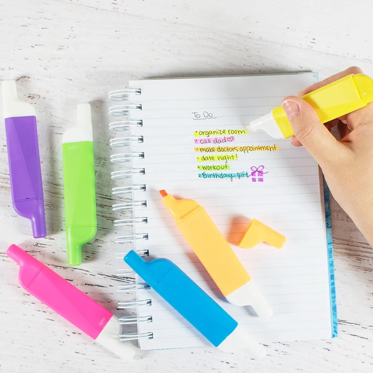 Ooly Do-Over Erasable Highlighters