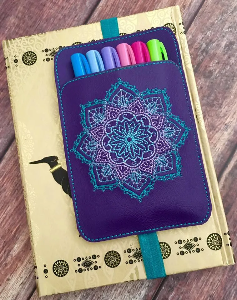 Planner Pocket Band - Mandala Purple