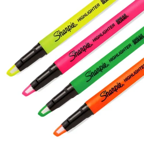 Sharpie Clear View Highlighter Set Of 4 Pieces Multicolour