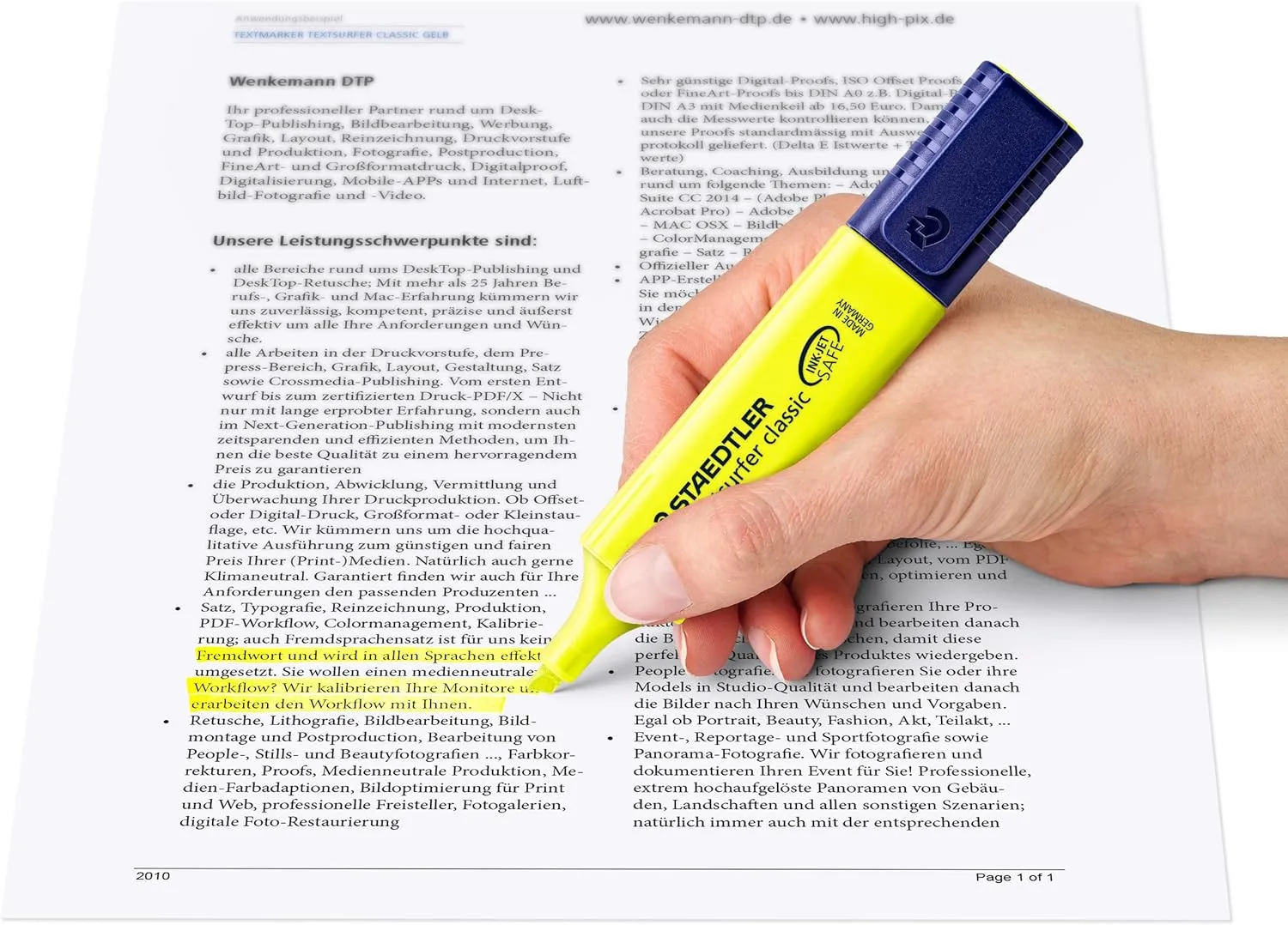 Staedtler Text Surger Highlighter Yellow