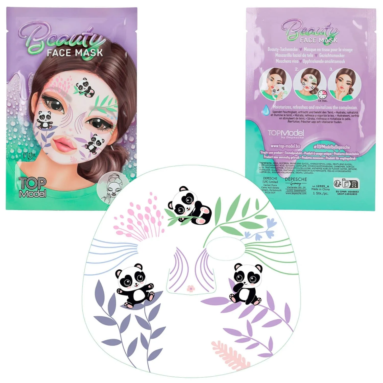 TOPModel  Beauty and Me Face Mask - Choice of 3