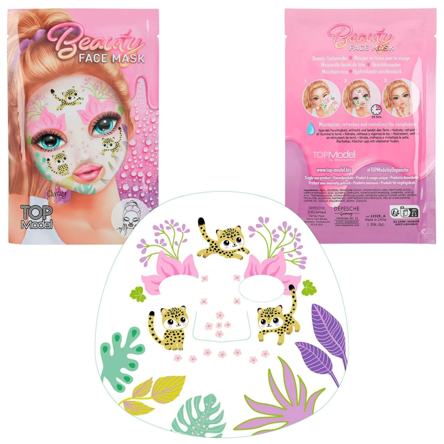 TOPModel  Beauty and Me Face Mask - Choice of 3