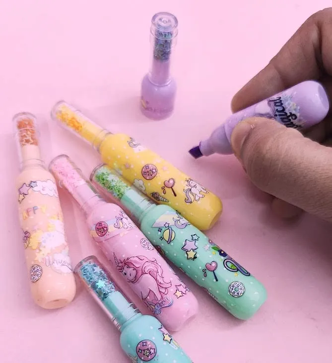 Unicorn Theme Highlighter Set of 6