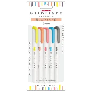 ZEBRA MILDLINER WKT7 double-headed highlighter water-based highlighter marker pen highlighter